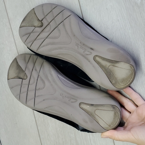 Clarks Cushion Comfort Soft Strappy Sandals shoes sz 9.5W - Picture 7 of 10